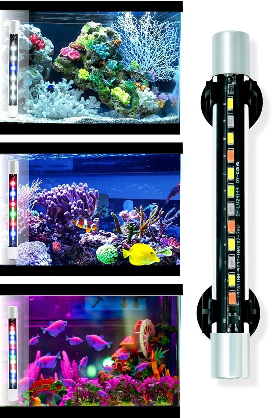 KickAt Aquarium Light Multicolour (Red, Green, White, Blue) LED Upto 1.5ft Tank (B0D72Z4VV4) Amazon Price History, Amazon Price Tracker