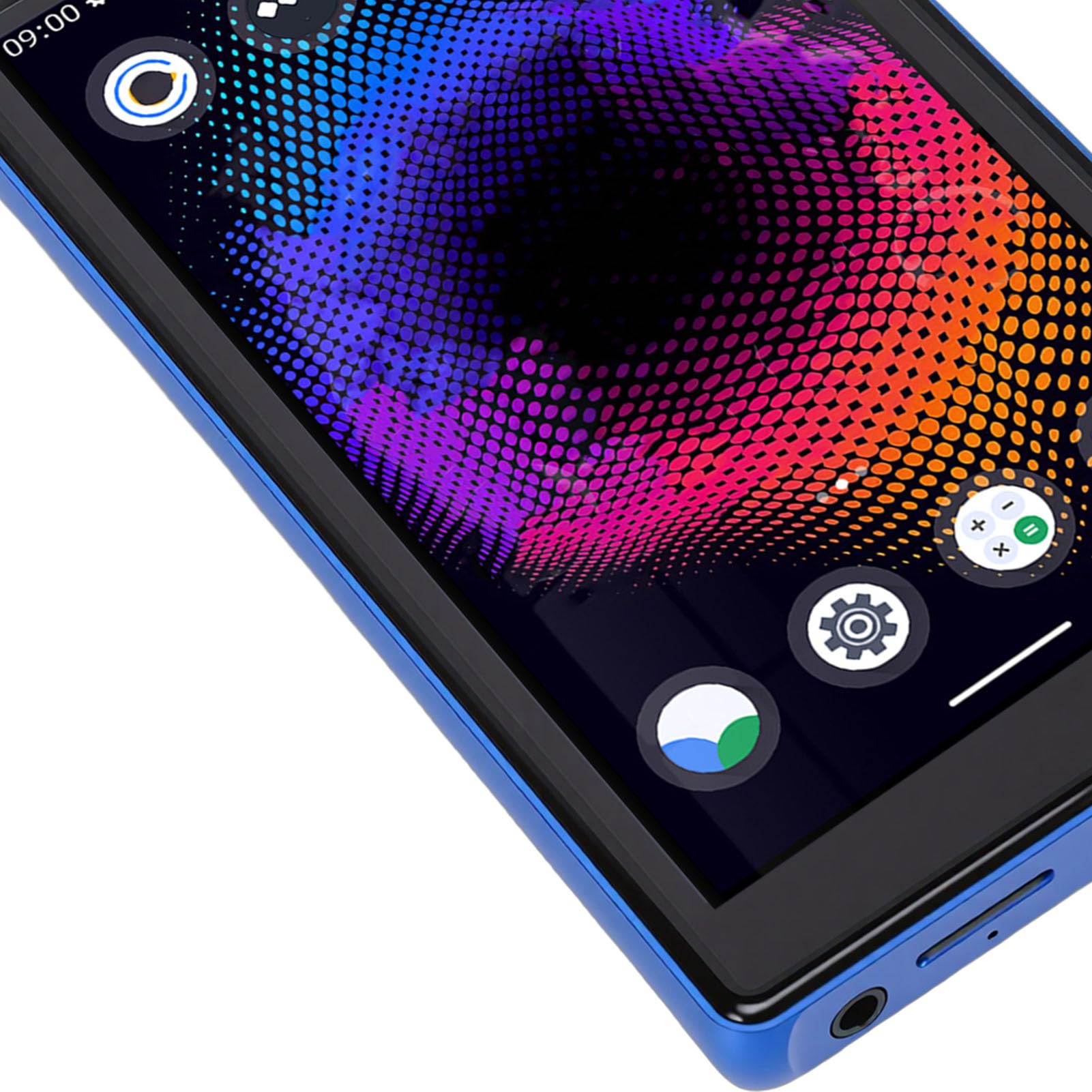 Reproductor WiFi Bluetooth MP5 de 128 GB con Sonido HiFi con Pantalla Táctil de 5,0 Pulgadas para Adultos y Niños (Azul)