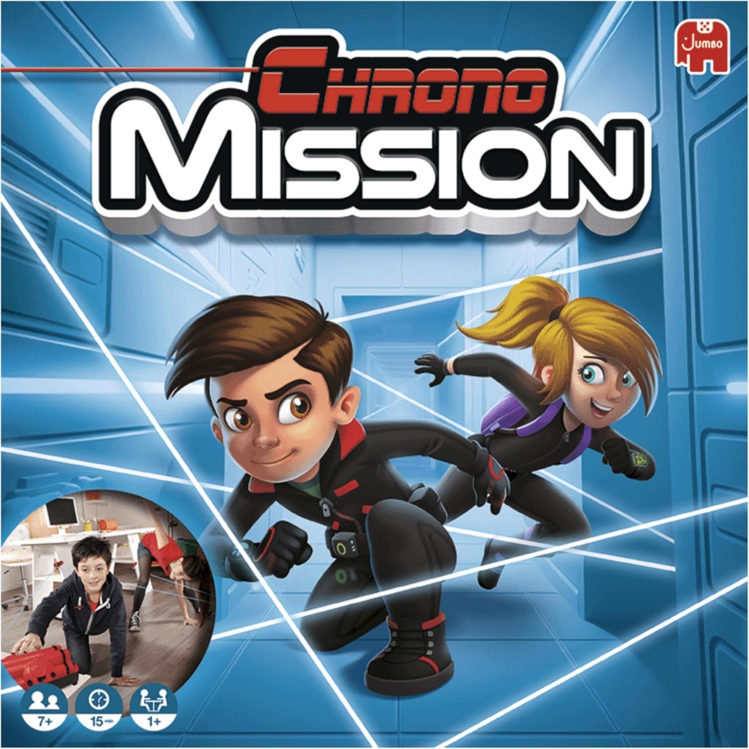 Chrono Mission Game - The Ultimate Adventure Spy Game for Kids - Diventa un vero agente segreto, attraversa i laser e completa una missione spia - Gioca con gli amici o da solo - Set spia per bambini