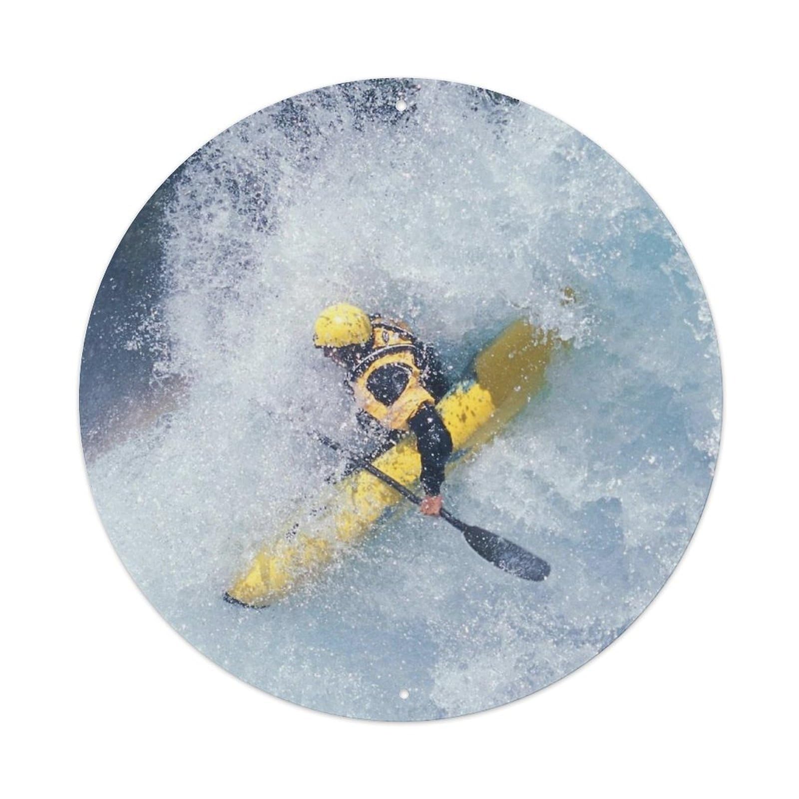 Whitewater Canoeing Extreme River Sports Metal Tin Sign