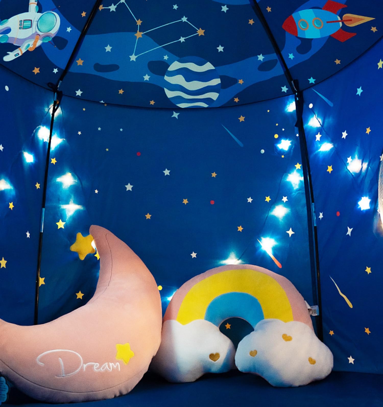 Tente de Jeu pour Enfants, Tente Wigwam Pop-up pour Enfants, pour garçons et Filles, intérieur et extérieur