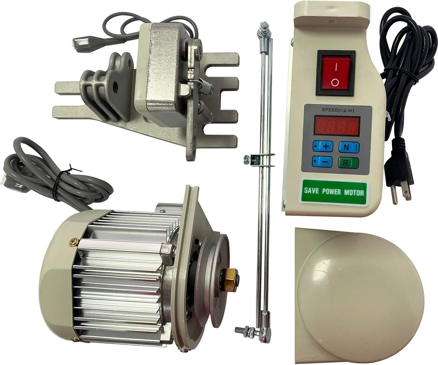 Industrial Sewing Machine Motor Brushless Servo Motor, Energy-Saving Heavy-Duty High Quality (750W)