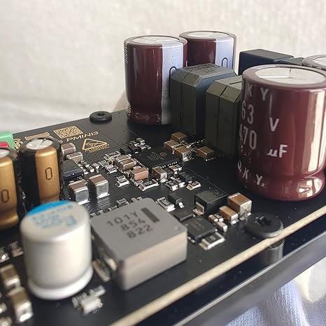 MA5332MS Class D Mono High Power Small Volume Digital Amplifier Board HiFi Audiophile Amplifier Module, Single-Ended Input 2 Pin, 200W+200W
