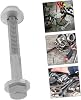topbathy control arm screams suspension control arm bolt front arm mounting screw locking set for automotive industry car accessories alloy silver
