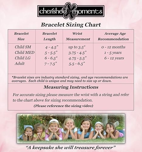 Miniatura 6 de Pulsera infantil de plata de ley con cruz para primera comunión, bautismo o bautizo