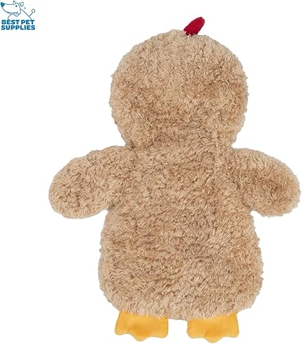 Vista 69 de Best Pet Supplies - Juguetes para cachorros y perros adultos, crujen y hacen chirridos, pollo (azul)