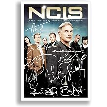 Memorabilia NCIS Naval Criminal Investigation Service Cast Signed Autograph Signature A4 Poster Photo Print Photograph Artwork Wall Art Picture TV Show Series A4 Poster Only