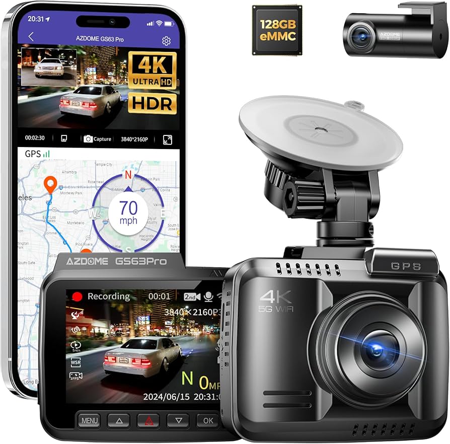 Amazon.com: AZDOME 4K HDR Dash Cam with No-Light Full-Color Night Amazon.com: AZDOME 4K HDR Dash Cam with No-Light Full-Color Night