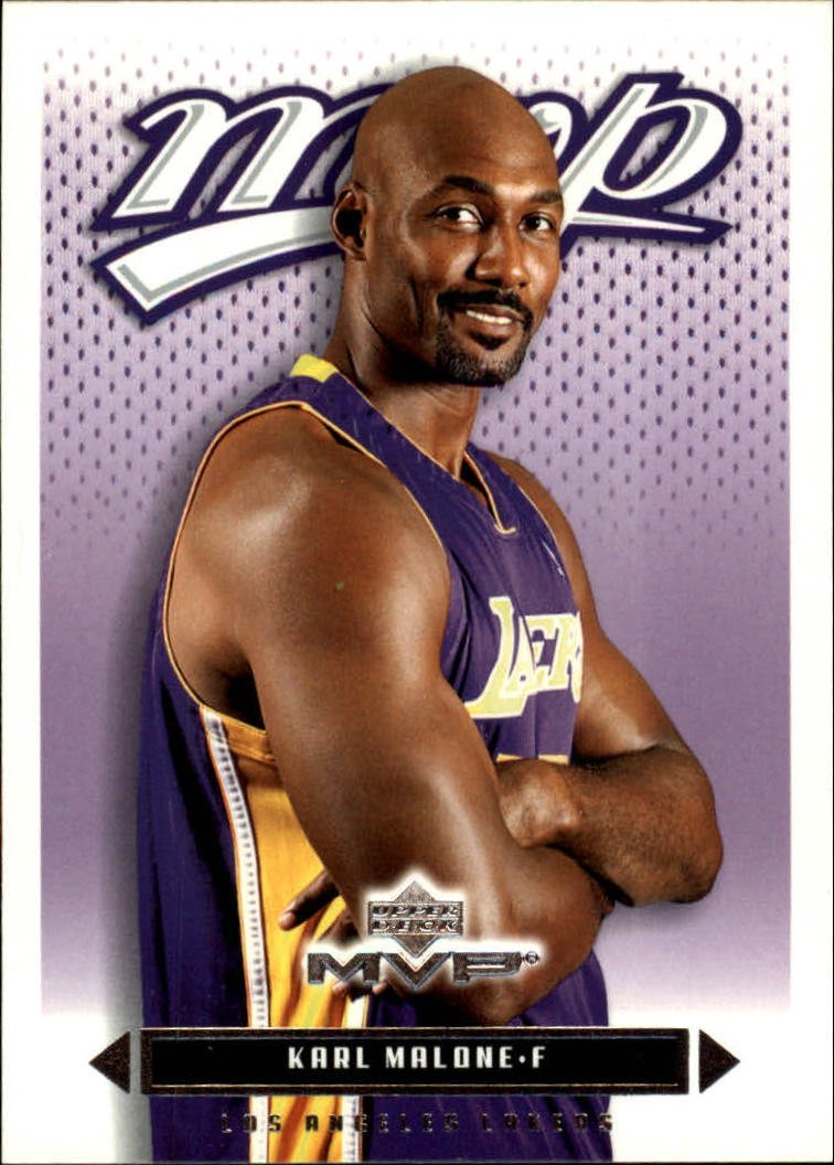 2003 Upper Deck MVP Basketball Card (2003-04) #75 Karl Malone at