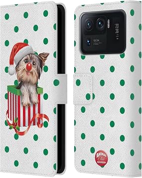 Head Case Designs Officially Licensed Animal Club International Dog Christmas Box Leather Book Wallet Case Cover Compatible With Xiaomi Mi 11 Ultra
