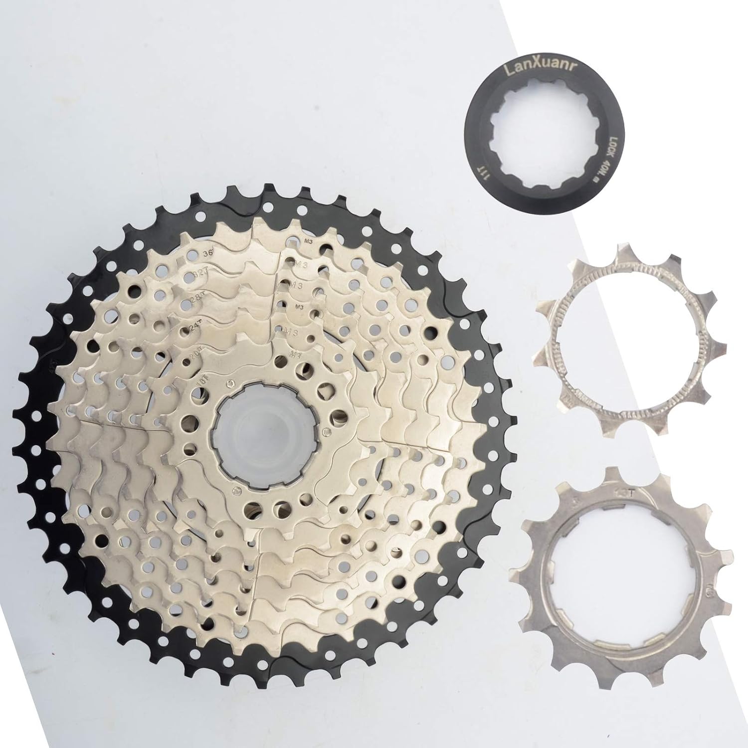 Bеѕt Dеаl Chеар 🛒 LANXUANR 9 Speed Mountain Bicycle Cassette Fit for MTB Bike, Road Bicycle,Super Light Blасk Frіdау - 80% оƒƒ LANXUANR 9 Speed Mountain Bicycle Cassette Fit for MTB Bike, Road Bicycle,Super Light