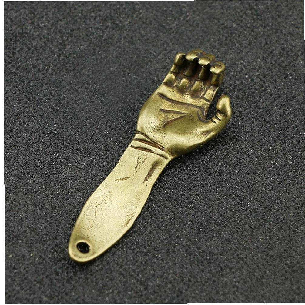 Onsinic Light Arm Beer Opener Mini Cute Brass Hands Arm Keychain Pendant Decoration Ornament Bottle Opener Sculpture Funny Gift