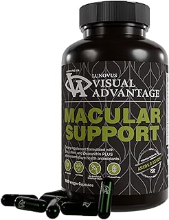 Macular Support Formula for Eye Health - 180 Count - Based on The AREDS 2 Study - for Age Related Macular Eye Health (AMD) - Eye Vitamins