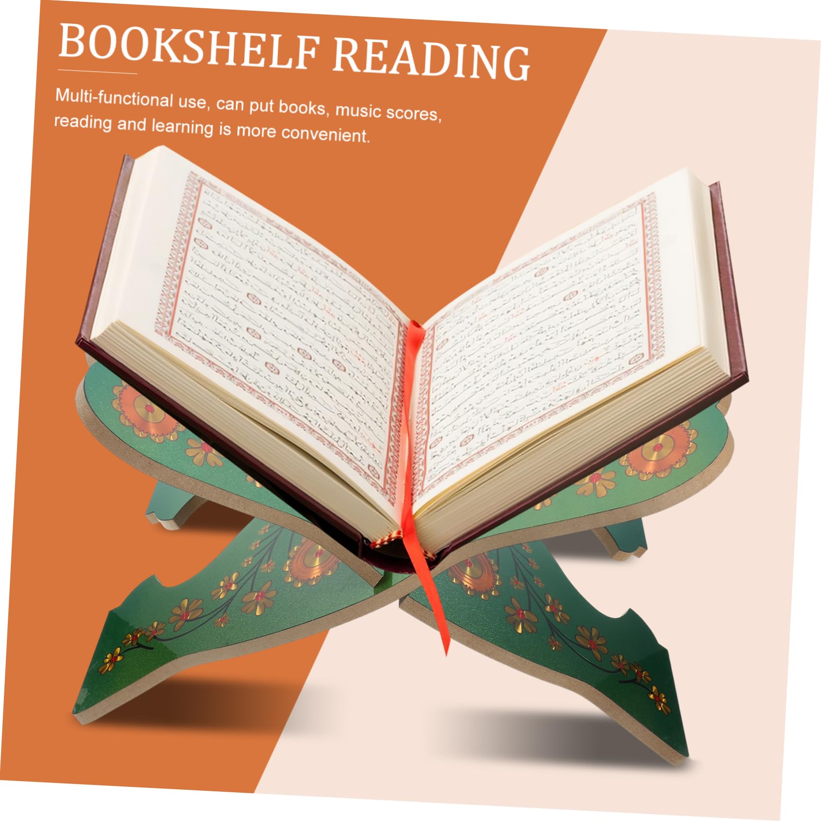 Soporte De Libros Multifuncional Para Lectura Escritorio Atril Estable Forma Para Uso Casa y Oficina Decoración Elegante y Práctica