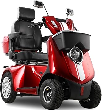 Mobility Scooter for Seniors,Heavy-Duty 4 Wheel Mobility Scooters 1000W 4 Wheel Scooter for Adults,Handicap Mobility Scooter for Adults 500LBS