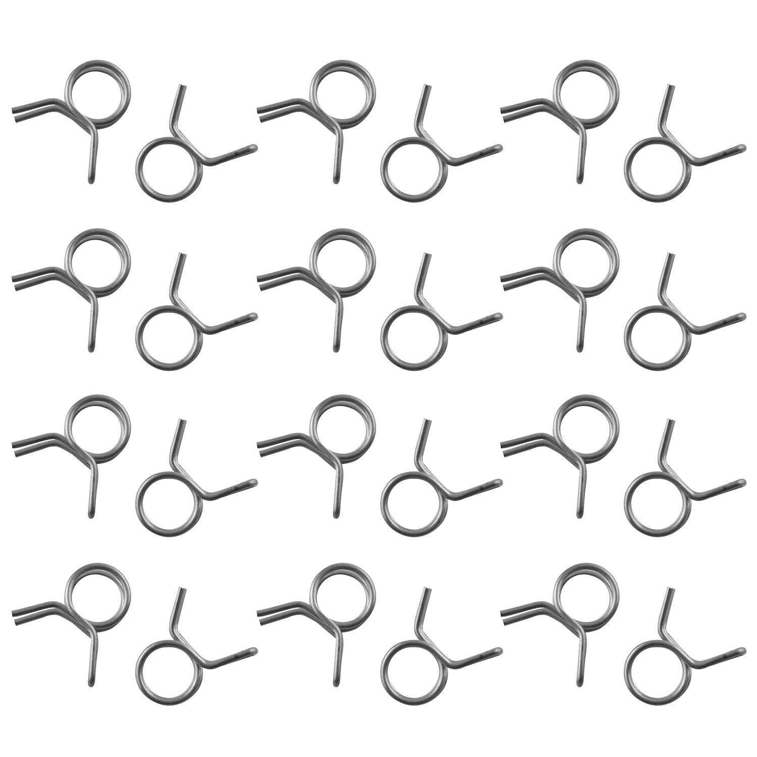 JCBIZ 50pcs Irrigation Hose Clamp 1/4