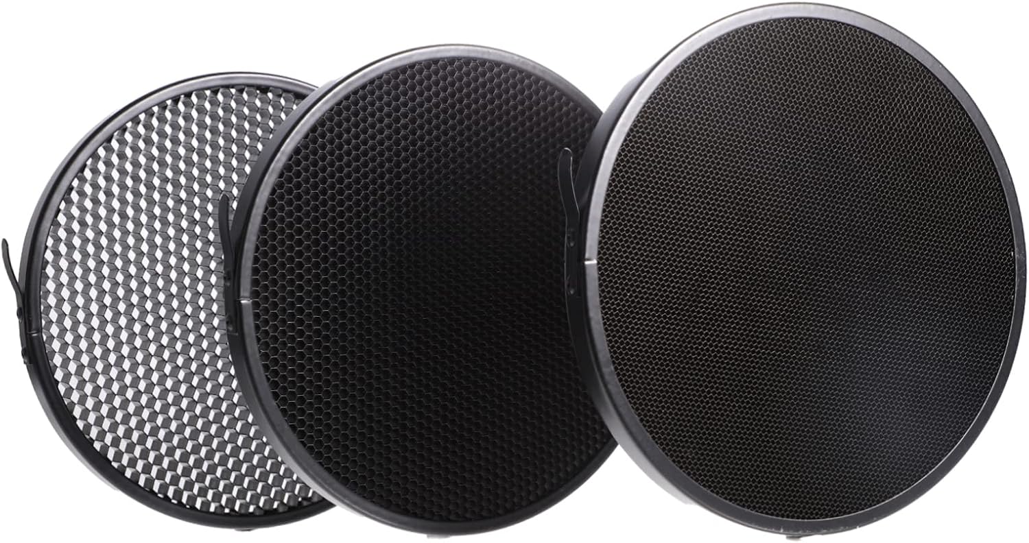 Artibetter 1set Photography Honeycomb Grid for Studio Flash Easy Installation Directional Light Compatible Camera Flashes