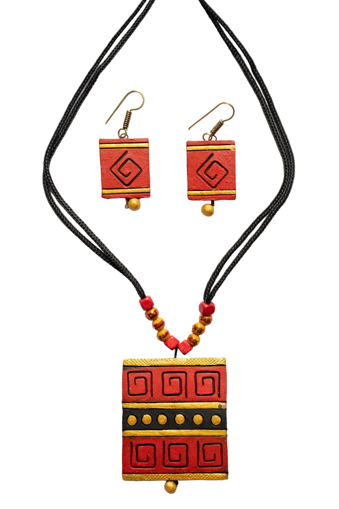 SHILPOGRAM Handmade Terracotta Jewelry Set TRN144 (TRN0144SQ) (B0D26TMJBB) Amazon Price History, Amazon Price Tracker