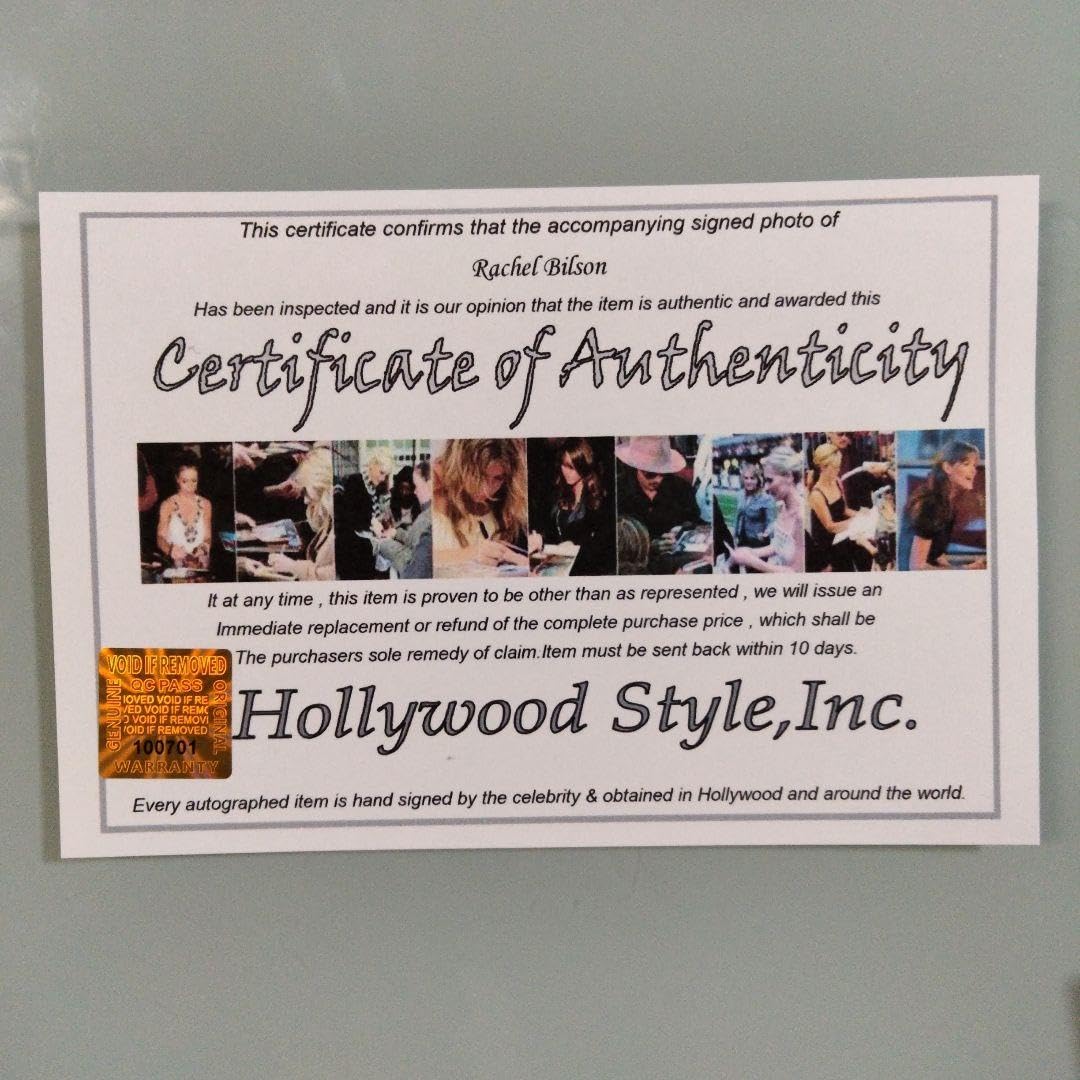 レイチェル・ビルソン直筆サイン入り写真…ジャンパー 【公式通販】