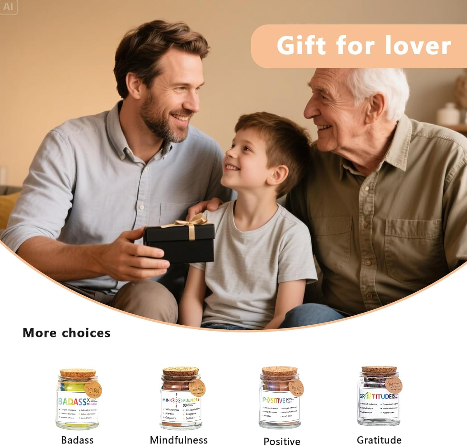 Funny Affirmation Cards for Women,Daily Positive Affirmation Jar,Graduation Birthday Friendship Friend Gifts,Self-Affirmation Inspirational Motivational Gifts for Women Men Teen Coworker Boss - Image 7