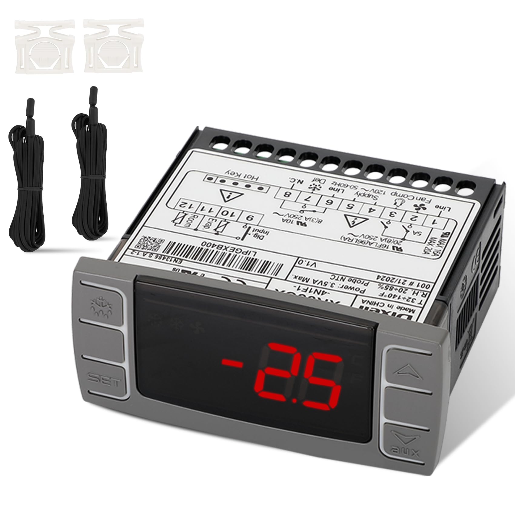 Dixell XR02CX-4N1F1 Contrôleurs de température Thermostat Numérique Programmable