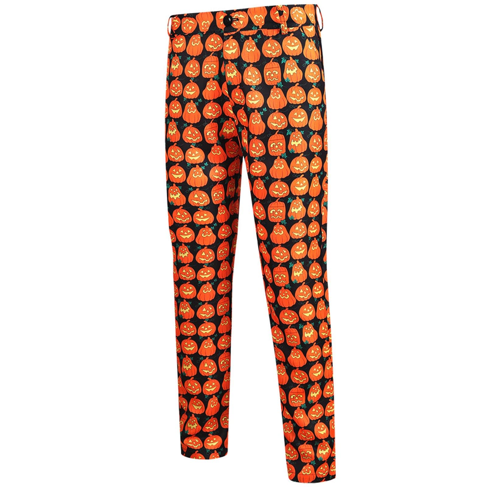 Tuta genitoriale Mens Moda Casual Modello di Halloween Stampa Vintage Suit Pantaloni Suite per gli uomini