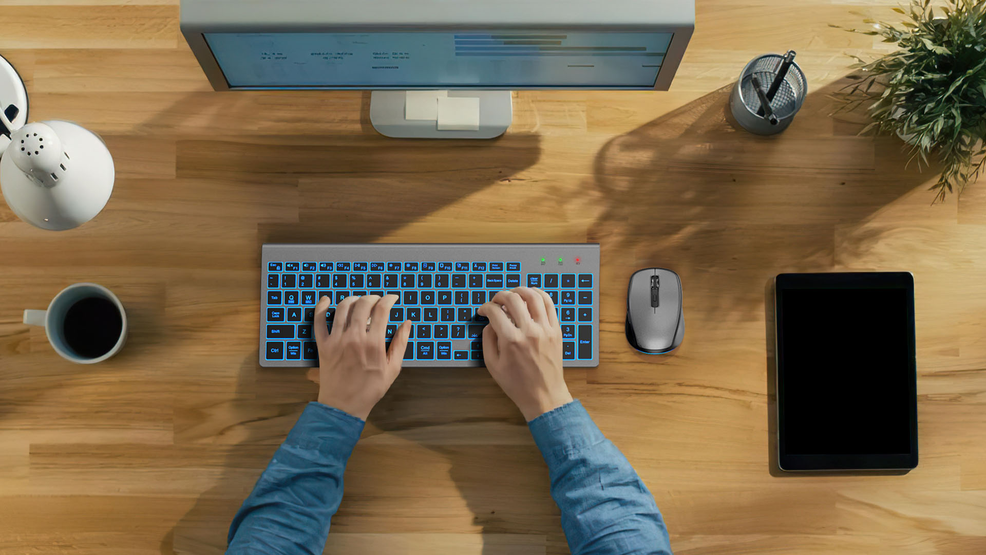 Amazon.com: Wireless Keyboard and Mouse Combo Backlit - Compact