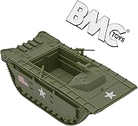 Vista 7 de BMC WW2 USMC Amtrac LVT - Vehículo anfibio 1:32 para hombres plásticos del ejército