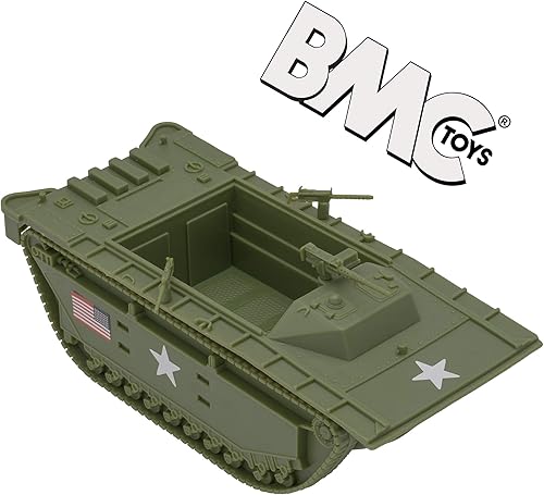 Miniatura 7 de BMC WW2 USMC Amtrac LVT - Vehículo anfibio 1:32 para hombres plásticos del ejército