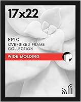 Vista 65 de Americanflat - Marco para cuadro de 16x20 con plexiglás pulido - Marcos anchos para cuadros fabricados en madera de ingeniería para exhibición