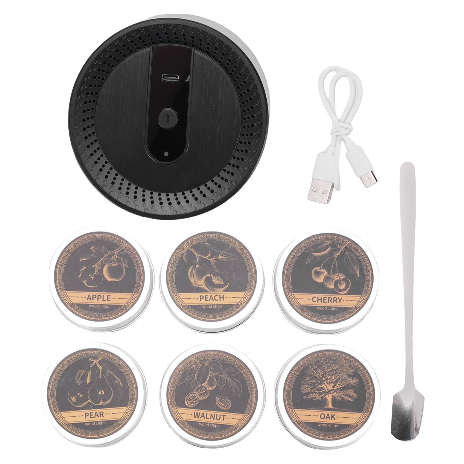 Fumoir à whisky électrique portable pour réussir vos cocktails fumés sans brûleur