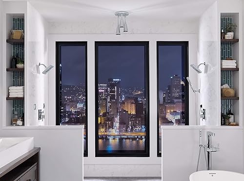 Miniatura 9 de Delta Faucet Ara 17 Series - Kit de moldura de válvula desviadora integrada de 6 ajustes, kit de moldura de válvula desviadora cromada, kit