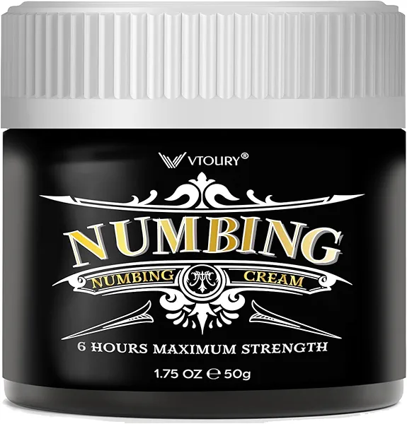 VTROUY Deep Numbing Cream: Extra Strength Numbing Cream - Maximum Strength Soothing Formula (50g)