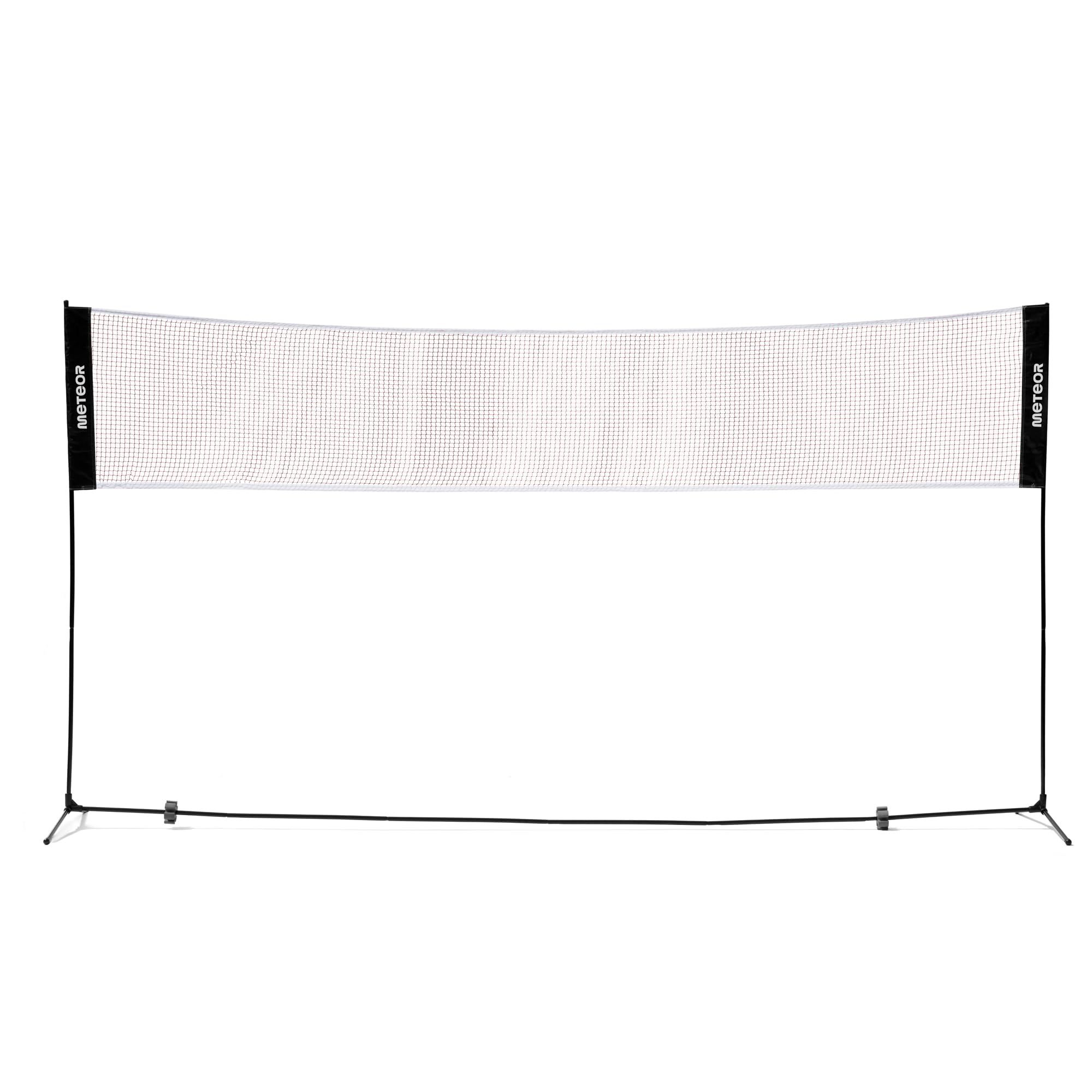 Filet de Badminton Pliable en Nylon poteaux réglables en Hauteur Ensemble Portable Volley-Ball Tennis Badminton Amusant