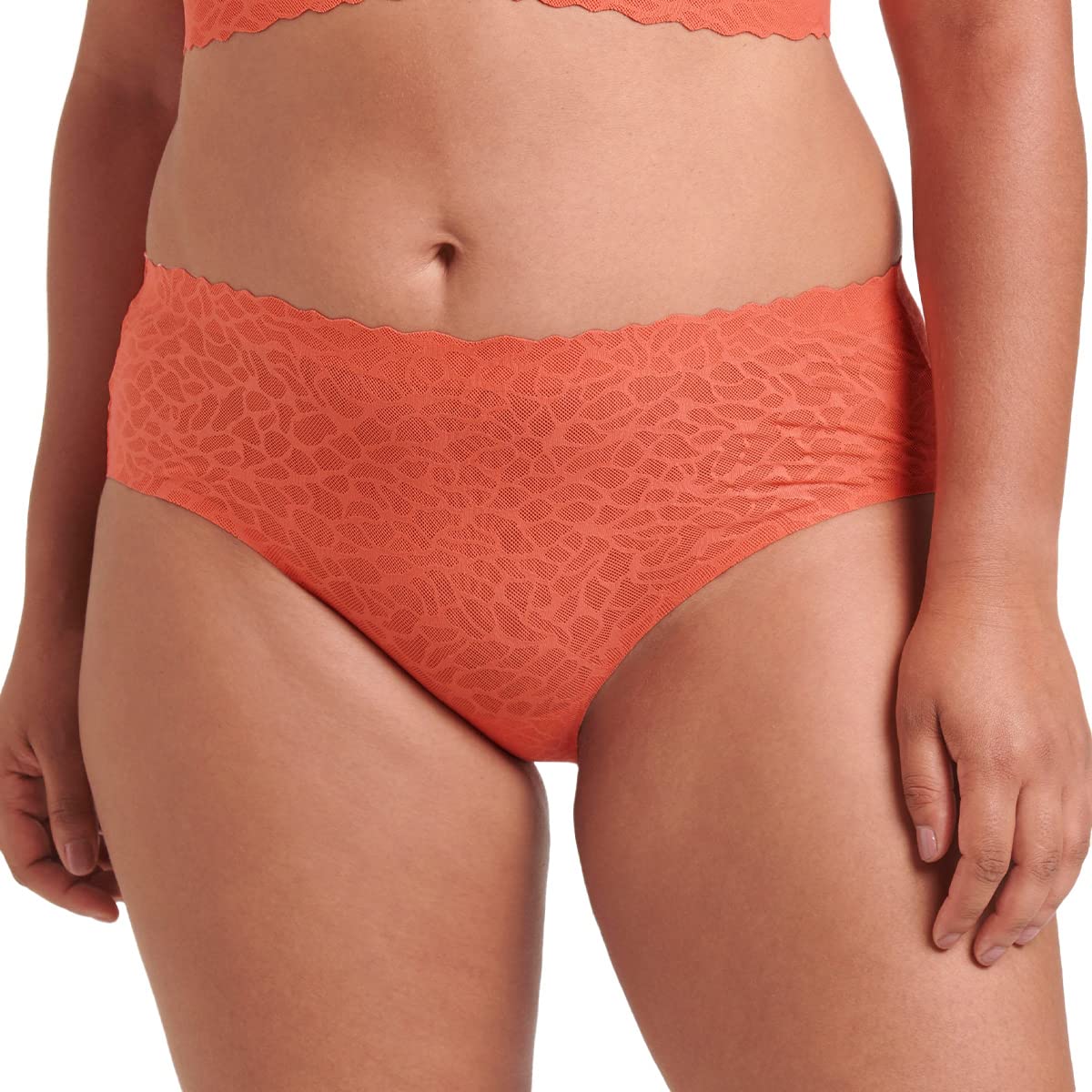 Sloggi Women's Zero Feel Lace 2.0 Hipster Briefs, WATERMELON, L
