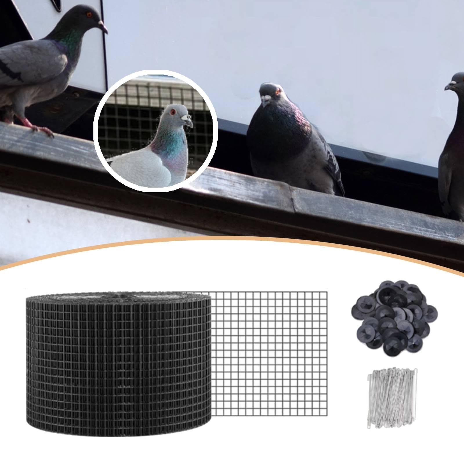 Filets de Protection Contre Les Oiseaux pour Panneaux Solaires, Filets de Protection pour Garde-Corps et Câbles de Toiture