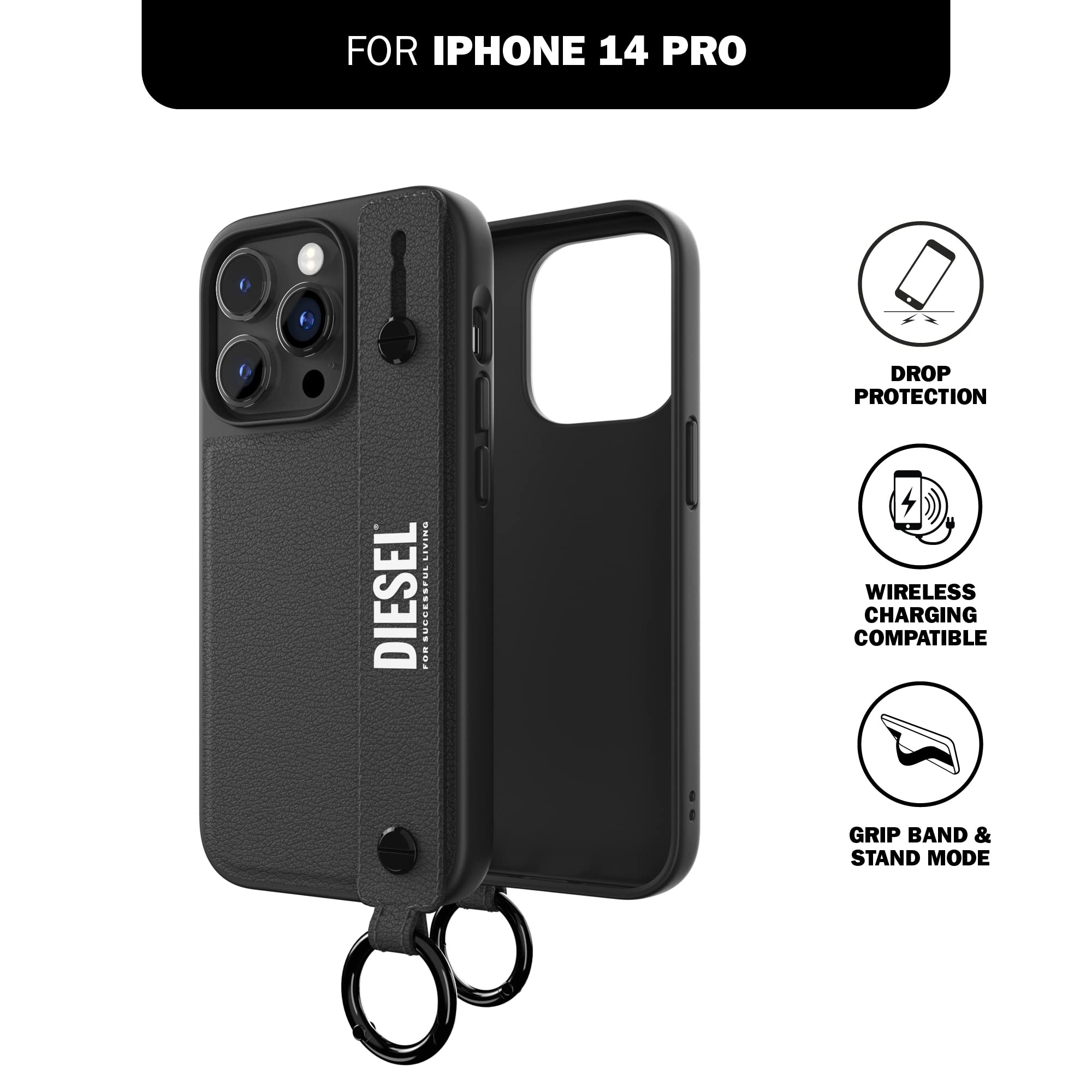 Diesel Case Designed for iPhone 14 Pro with Grip | 6.1
