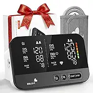 Clinical Accurate Blood Pressure Monitors for Home Use,FSA&HSA Eligible,Dual-Screen,One-Touch Automatic Measurement,2 Users, Voice & Mute,Large LED display screen, Birthday Gifts for Family and Friend