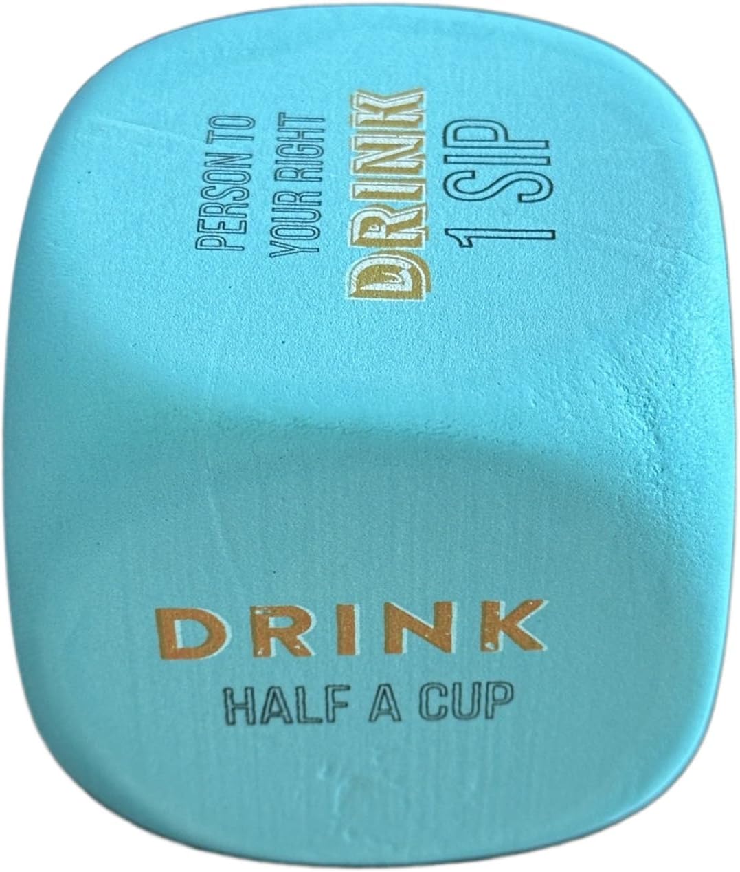 Large Drinking Dice Game for Adults Party, 2.75”Giant Fun Beer Dice Bar Game Jumbo EVA Foam Dice, Travel Bachelorette Game(Blue)
