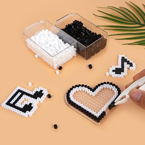 Miniatura 2 de Fuse Beads - 6000 cuentas negras de hierro de 0.197 pulgadas (0.197 in), cuentas de Perler compatibles con cuentas Hama, color negro