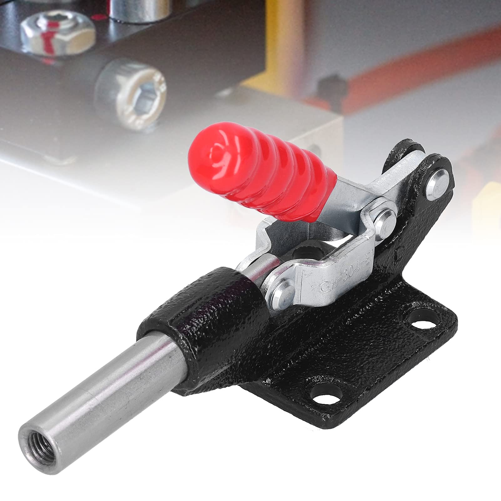 GH‑304‑EM Abrazadera de Palanca para Soldadura Equipo de Herramienta Manual de Soldadura Rápida Hierro Fundido Y Aleación de Acero Accesorio Horizontal Carrera Push Pull CNC Herramienta Manual de Libe