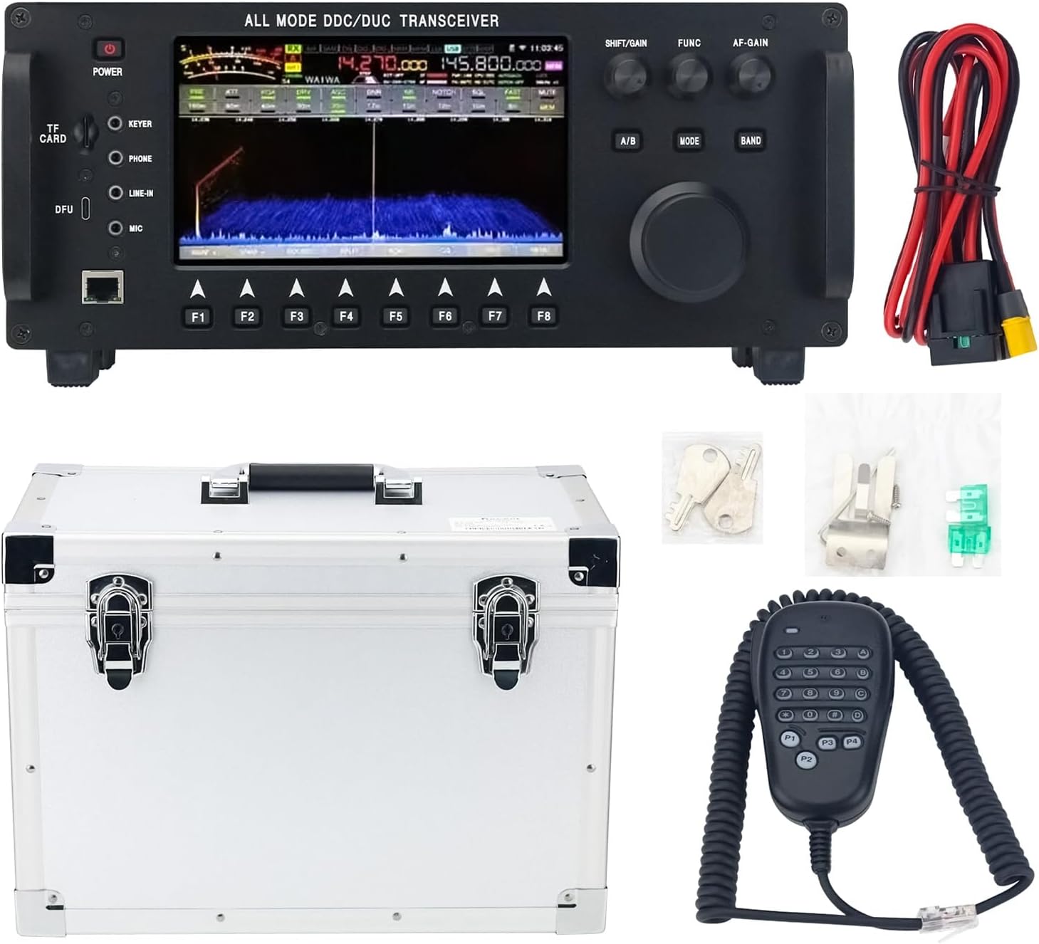 Putikeeg RS-998 Transceiver and included accessories