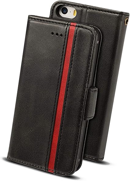 Amazon Co Jp Iphone5s ケース 手帳型 Iphone5 Iphone Se Rssviss サイドマグネット カード収納 横置き機能 ストラップ通し穴 Iphone5 5s Seに対応 W5 ブラック 家電 カメラ