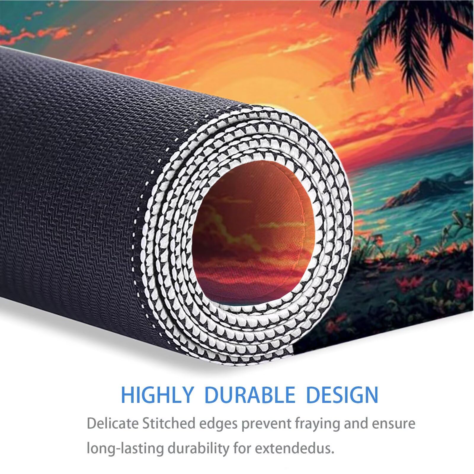 Podkładka pod mysz do gier krajobraz duża podkładka pod mysz XXL 1800 x 900 mm gamingowa podkładka pod mysz krzyżowa mata na biurko zwiększona precyzja i prędkość dla stabilnego chwytu na gładkich