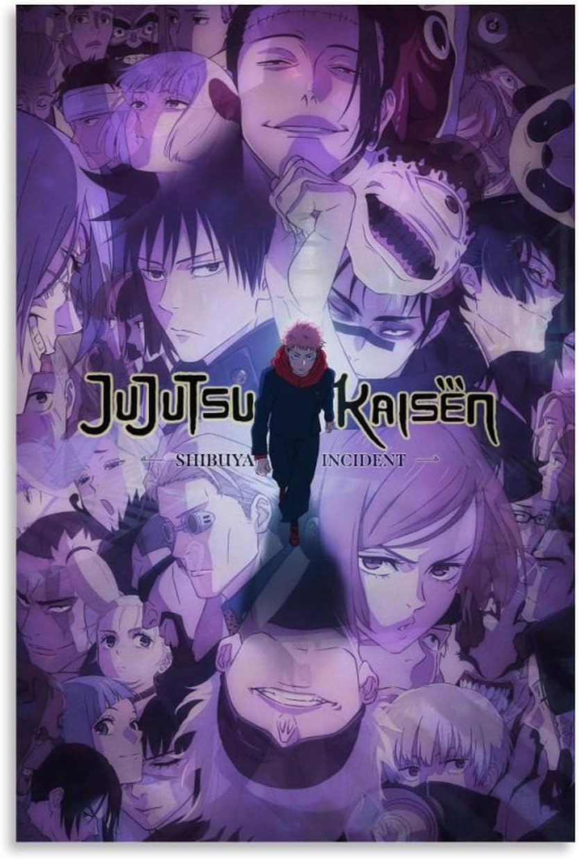 ErmodA Jujutsu Kaisen Japanese Anime Poster Poster Music