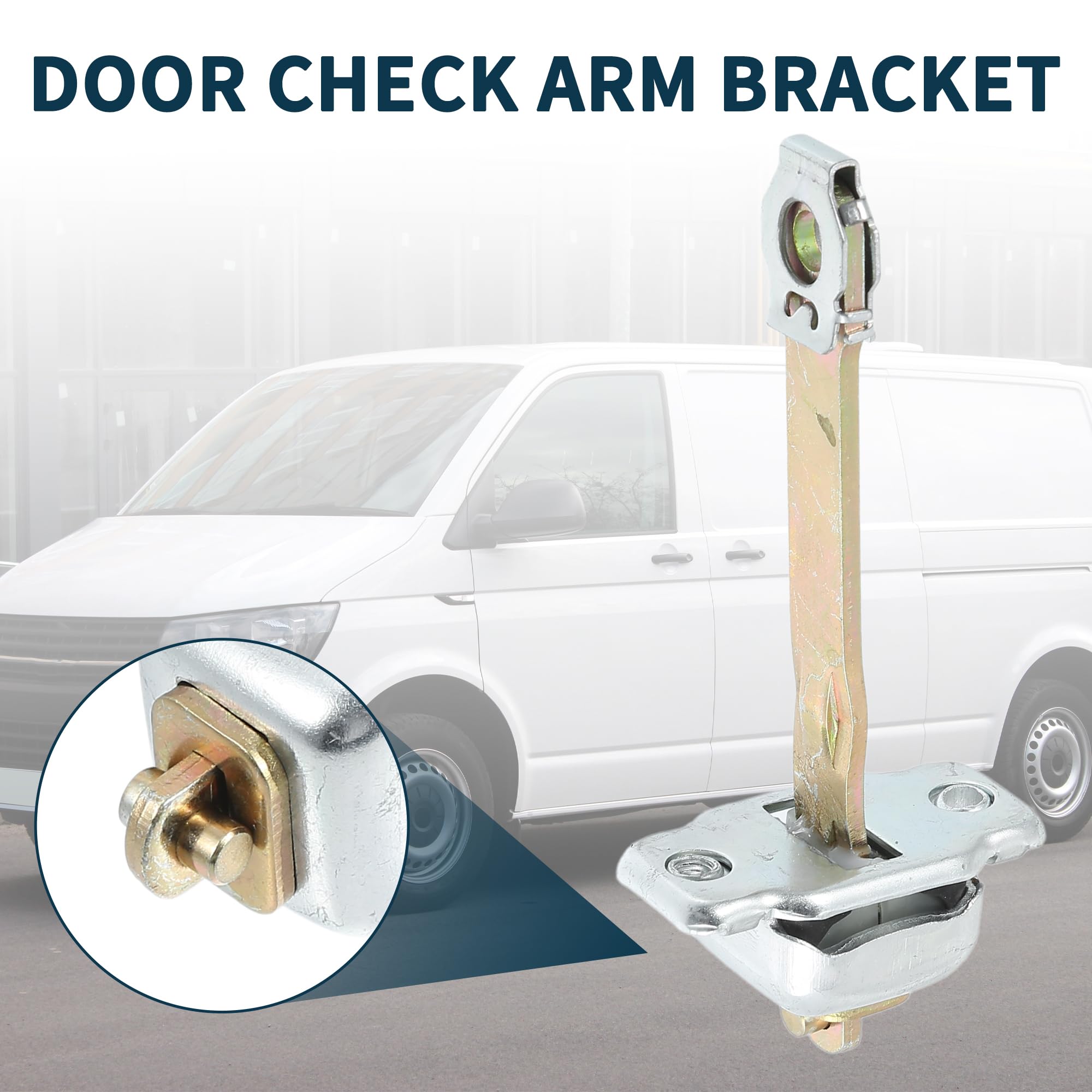 TUCKBOLD Door Check Strap Stopper Limiter for VW Transporter T4 1990-2003 No.701837249A, Bronze Tone, Silver Tone, 12x8.5x7.5cm - Image 3