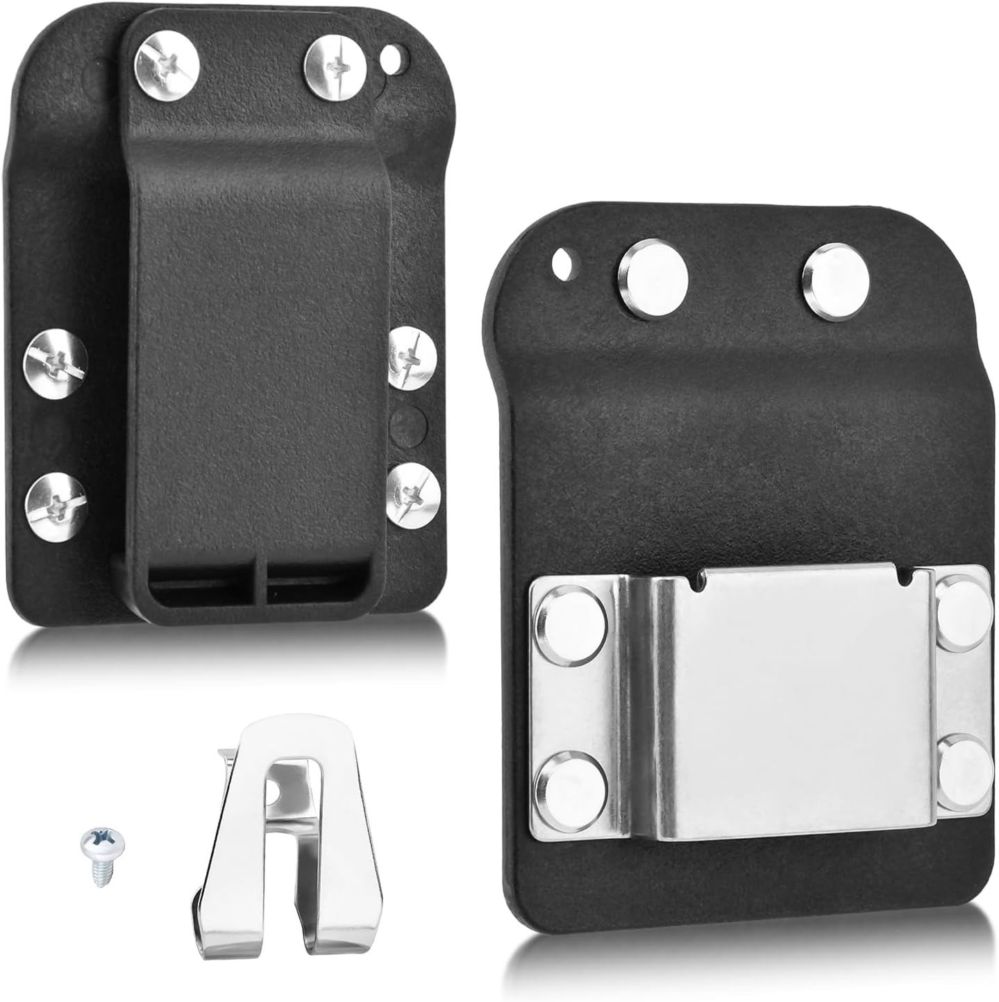 Drill Holder Clip for Tool Belt,Tape Measure Holder for Belt,Quick Grab/Hang Eletric Drill Clip on Belts,Holster Tool Belts Clips for Impact Driver Cordless Drills Nailer