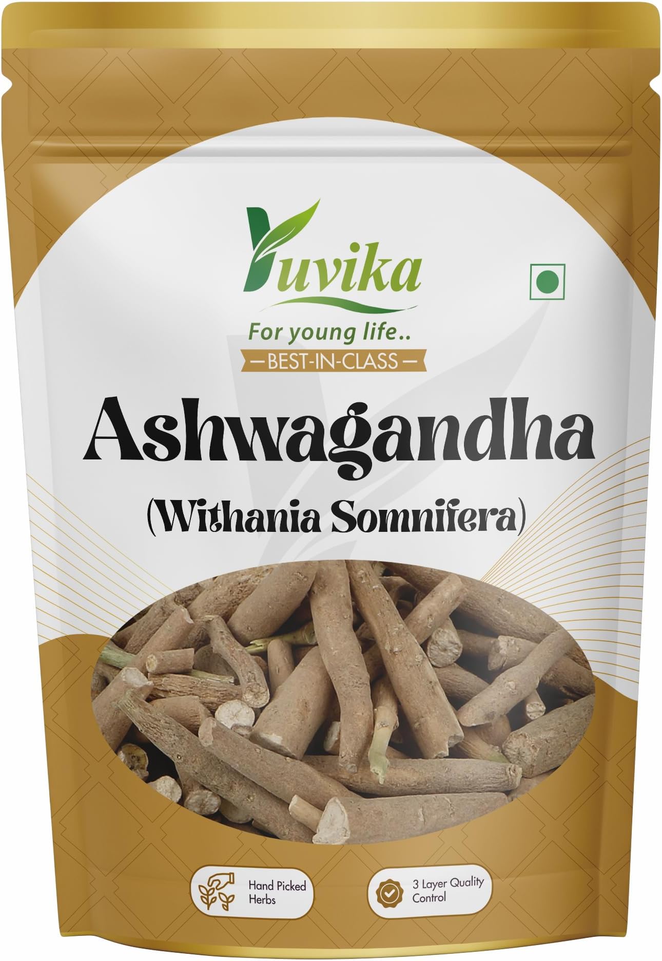 Yuvika Ashwagandha - Asgandh - Withania Somnifera 200 Grams