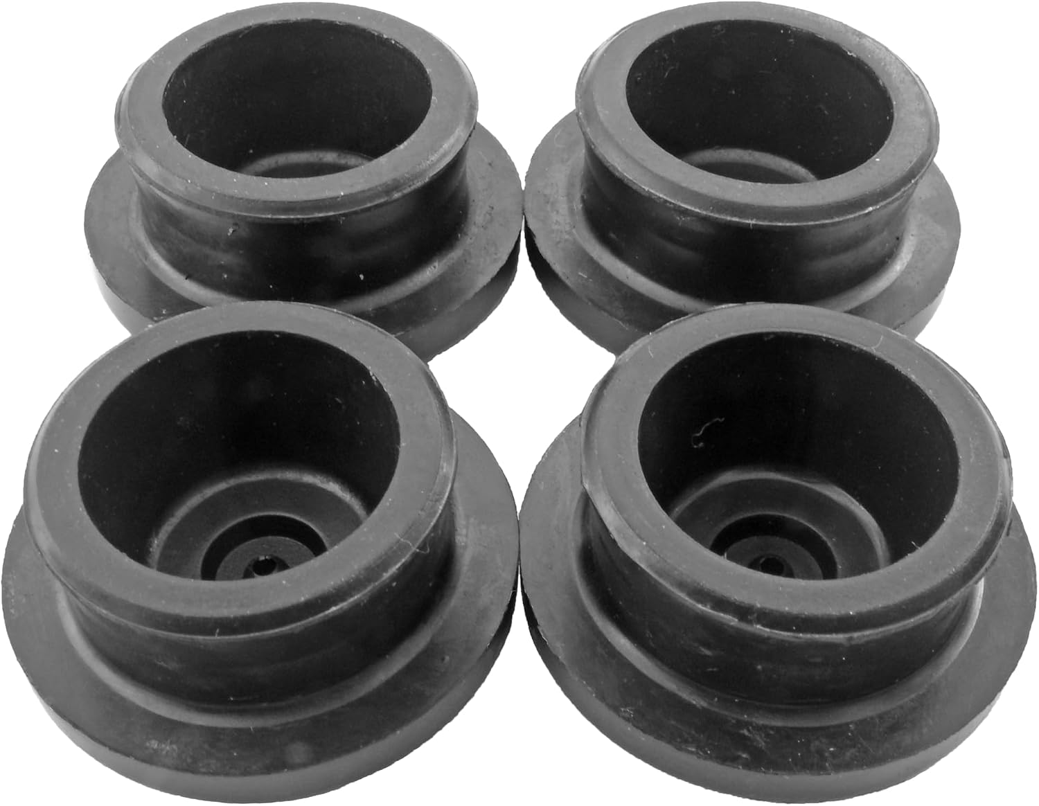 4 Pk Black Rubber Hub Cap Vent Plugs Replacement for 359-5990