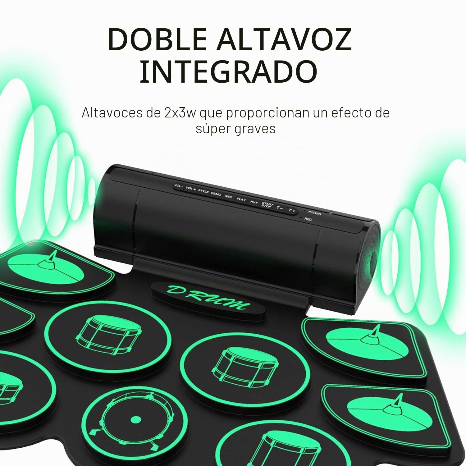 Juego De Batería Electrónica Drum Warmfunn